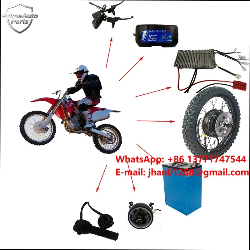 Nieuwe Elektrische Ombouwset 7 - 12000W Electric Motorcycle Hub Motor recensie en prijs
